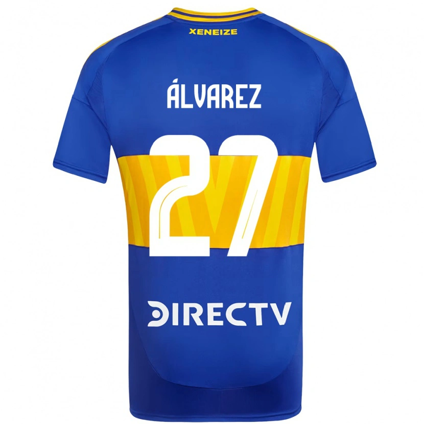 Danxen Dames Violeta Álvarez #27 Koningsblauw Geel Thuisshirt Thuistenue 2025/26 T-Shirt