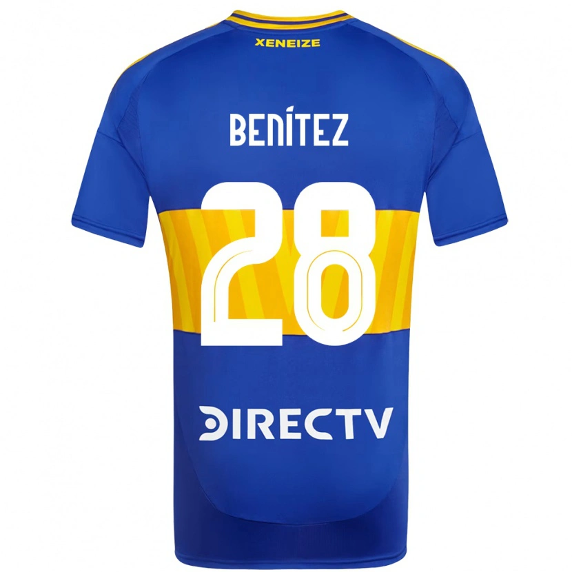 Danxen Dames Yazmín Benítez #28 Koningsblauw Geel Thuisshirt Thuistenue 2025/26 T-Shirt