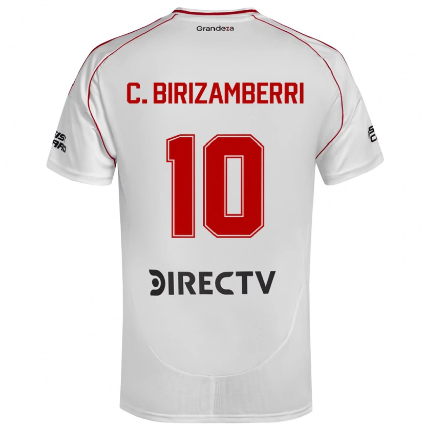 Danxen Dames Carolina Birizamberri #10 Wit Rood Thuisshirt Thuistenue 2025/26 T-Shirt