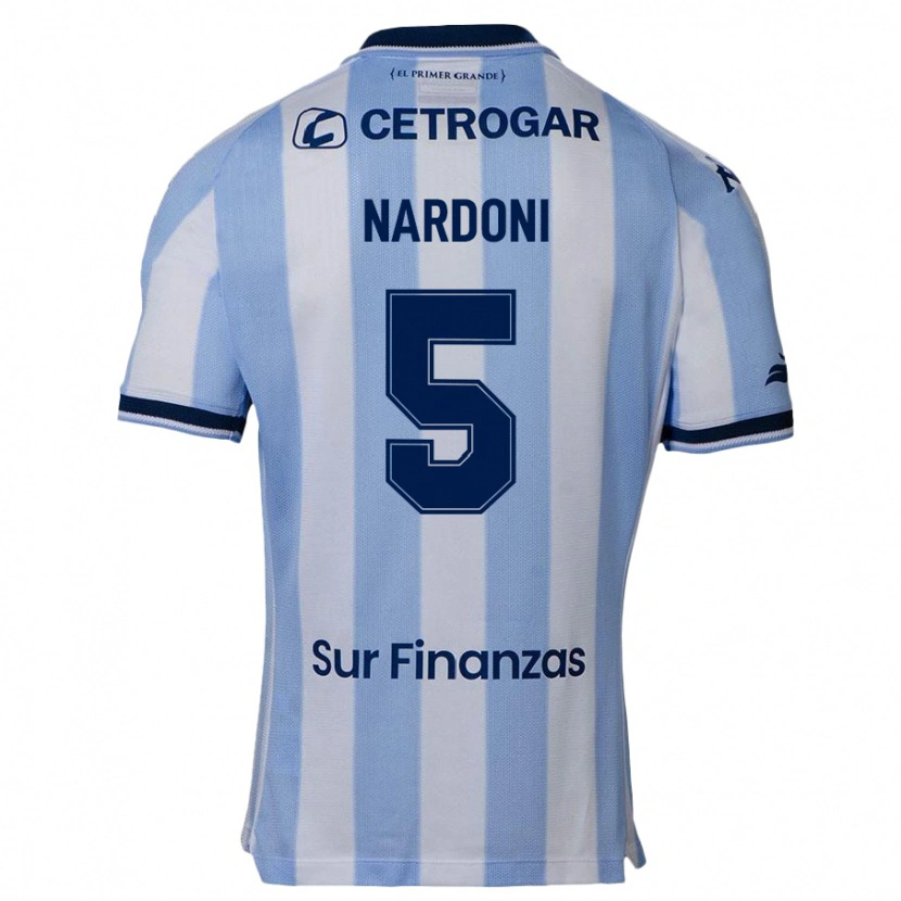 Danxen Dames Juan Ignacio Nardoni #5 Hemelsblauw Thuisshirt Thuistenue 2025/26 T-Shirt