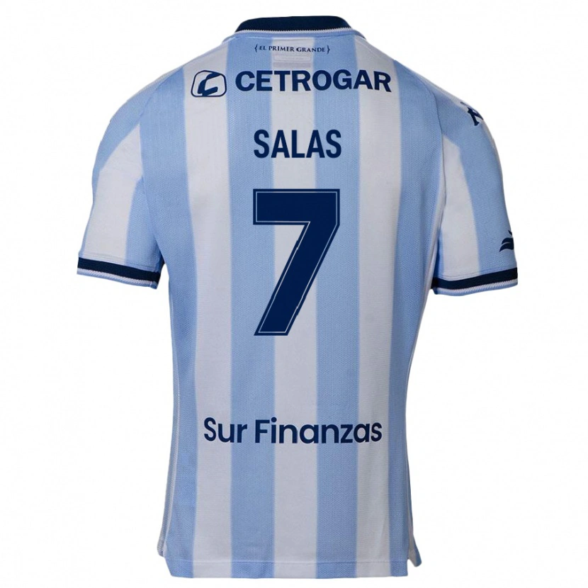 Danxen Dames Maximiliano Salas #7 Hemelsblauw Thuisshirt Thuistenue 2025/26 T-Shirt