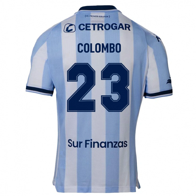 Danxen Dames Nazareno Colombo #23 Hemelsblauw Thuisshirt Thuistenue 2025/26 T-Shirt
