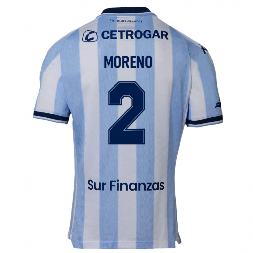 Danxen Dames Melina Moreno #2 Hemelsblauw Thuisshirt Thuistenue 2025/26 T-Shirt