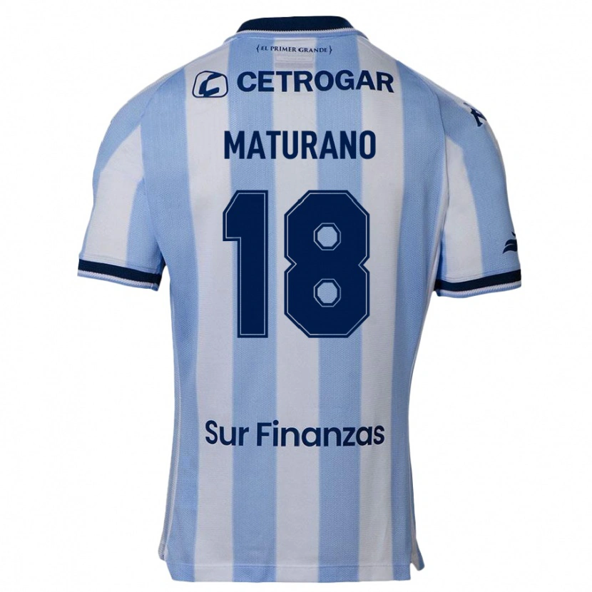 Danxen Dames Agustina Maturano #18 Hemelsblauw Thuisshirt Thuistenue 2025/26 T-Shirt
