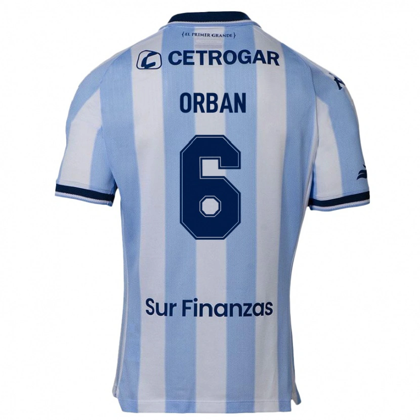 Danxen Dames Lucas Orban #6 Hemelsblauw Thuisshirt Thuistenue 2025/26 T-Shirt