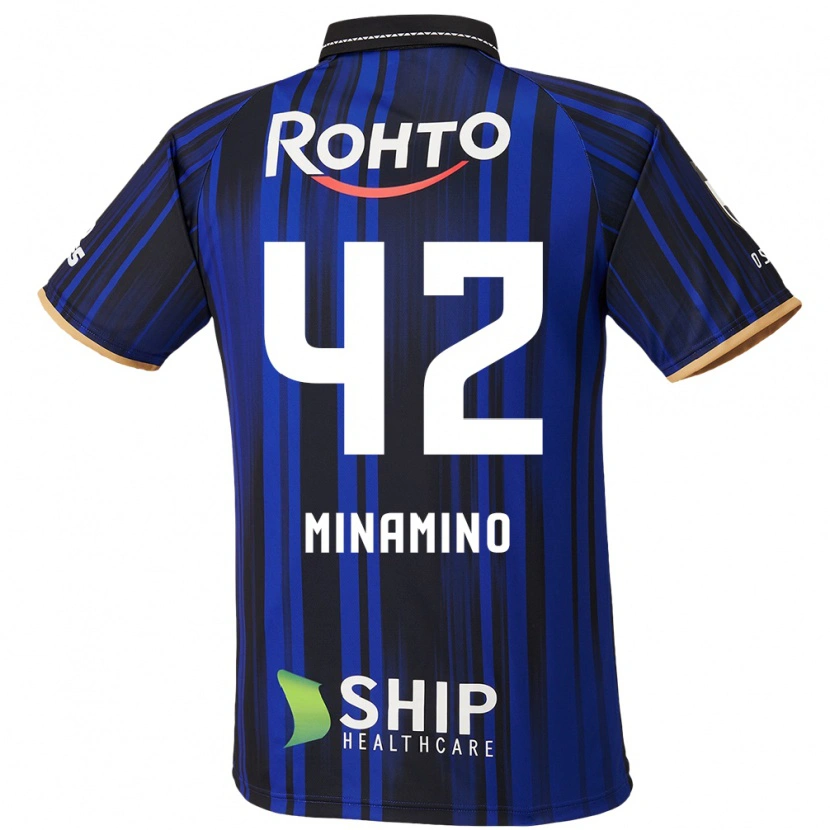Danxen Dames Harumi Minamino #42 Blauw Wit Zwart Thuisshirt Thuistenue 2025/26 T-Shirt