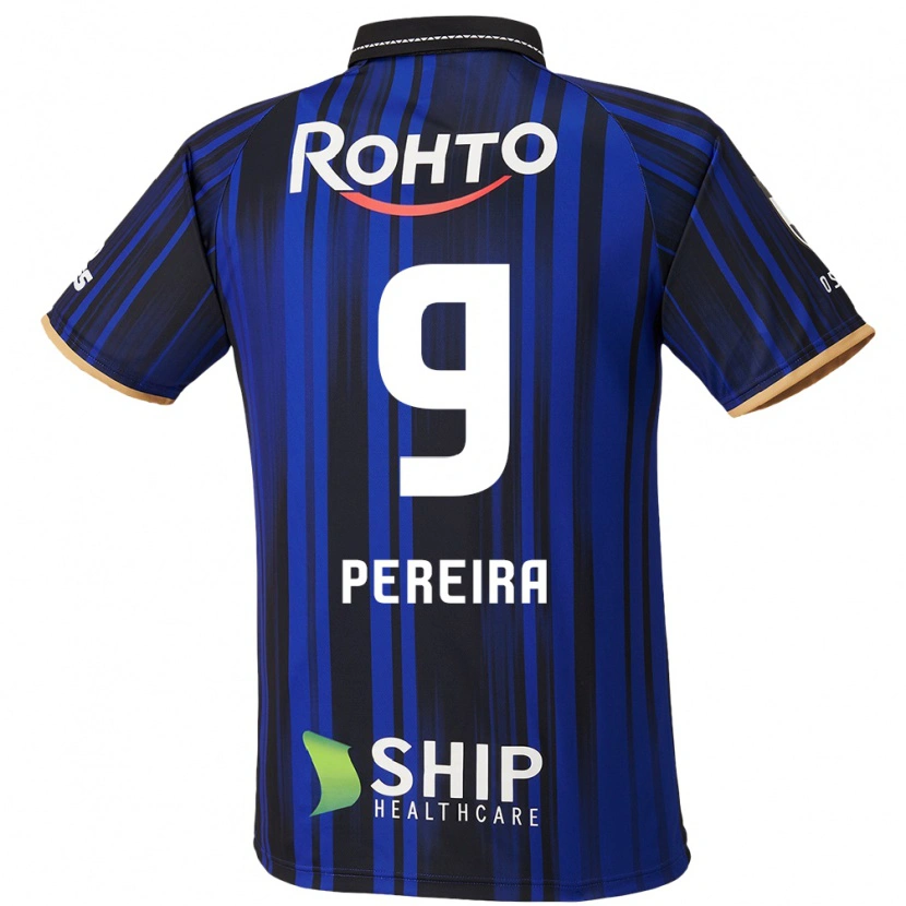 Danxen Dames Leandro Pereira #9 Blauw Wit Zwart Thuisshirt Thuistenue 2025/26 T-Shirt