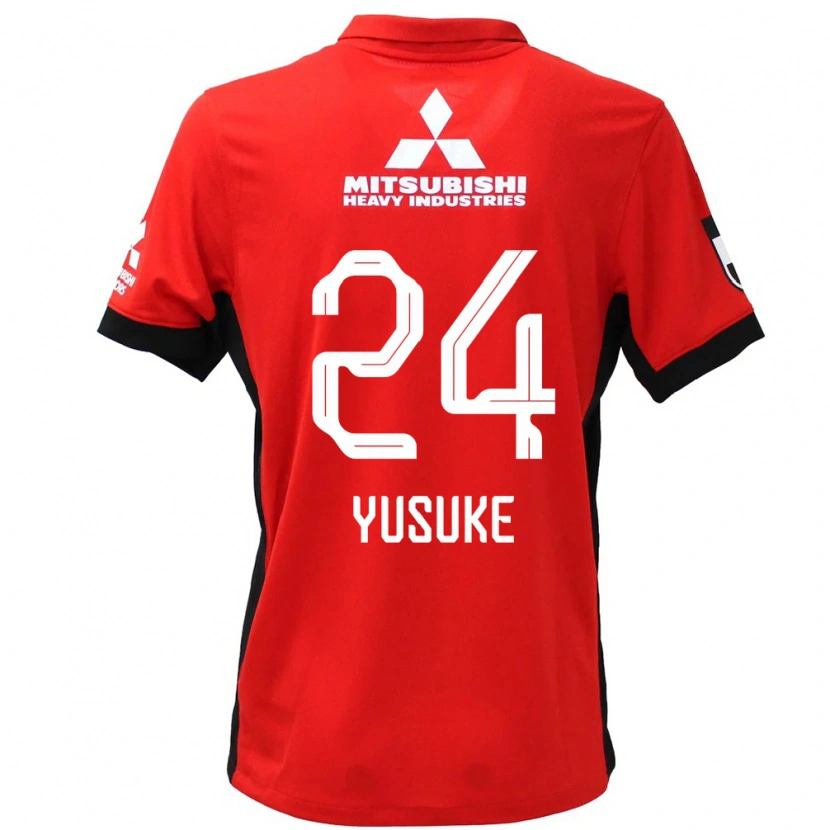Danxen Dames Yusuke Matsuo #24 Rood Wit Thuisshirt Thuistenue 2025/26 T-Shirt
