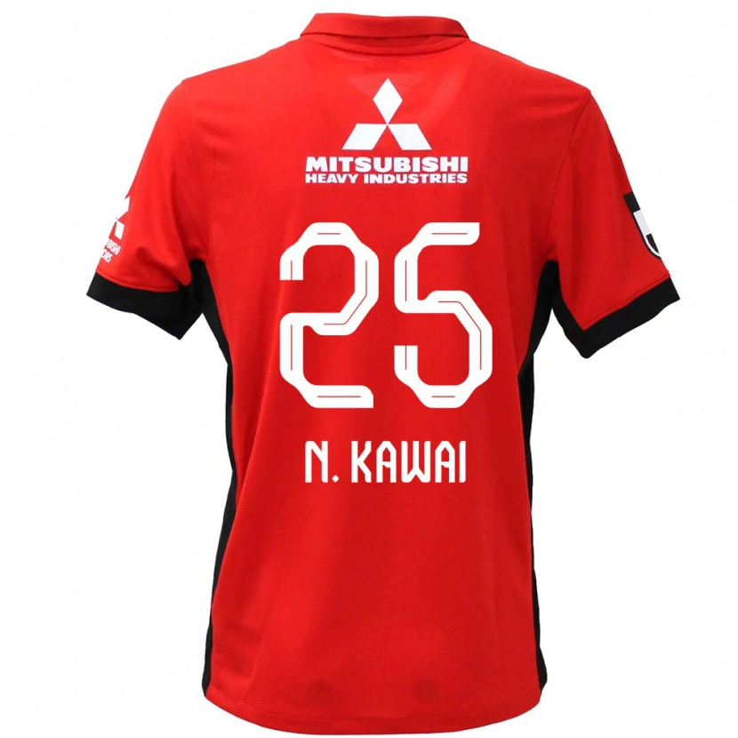 Danxen Dames Nonoko Kawai #25 Rood Wit Thuisshirt Thuistenue 2025/26 T-Shirt