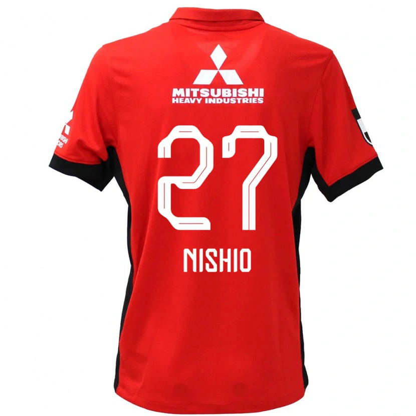 Danxen Dames Hanon Nishio #27 Rood Wit Thuisshirt Thuistenue 2025/26 T-Shirt