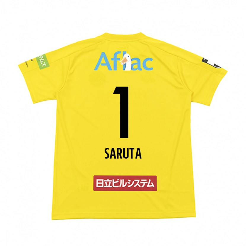 Danxen Dames Haruki Saruta #1 Zwart Geel Thuisshirt Thuistenue 2025/26 T-Shirt