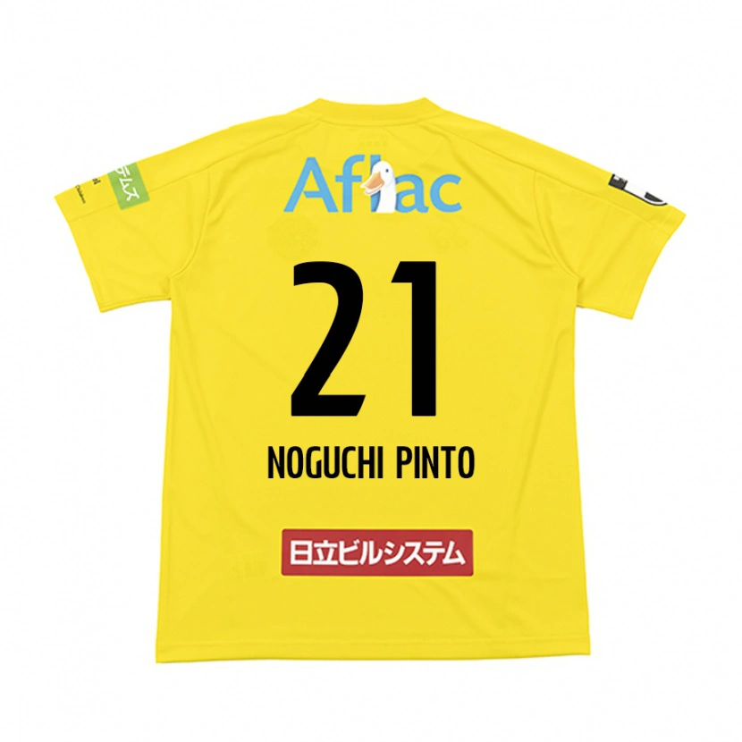 Danxen Dames Amato Noguchi Pinto #21 Zwart Geel Thuisshirt Thuistenue 2025/26 T-Shirt
