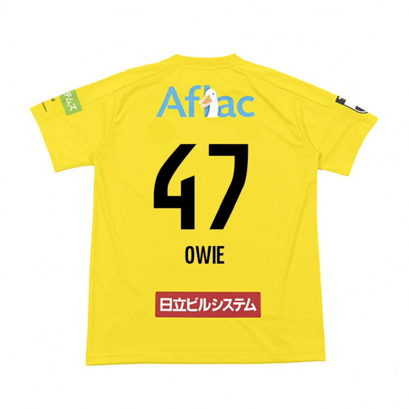 Danxen Dames William Owie #47 Zwart Geel Thuisshirt Thuistenue 2025/26 T-Shirt