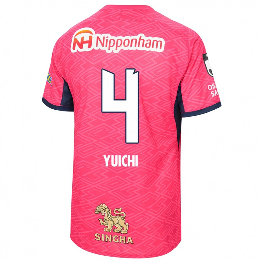 Danxen Dames Yuichi Hirano #4 Sakura Roze Wit Thuisshirt Thuistenue 2025/26 T-Shirt