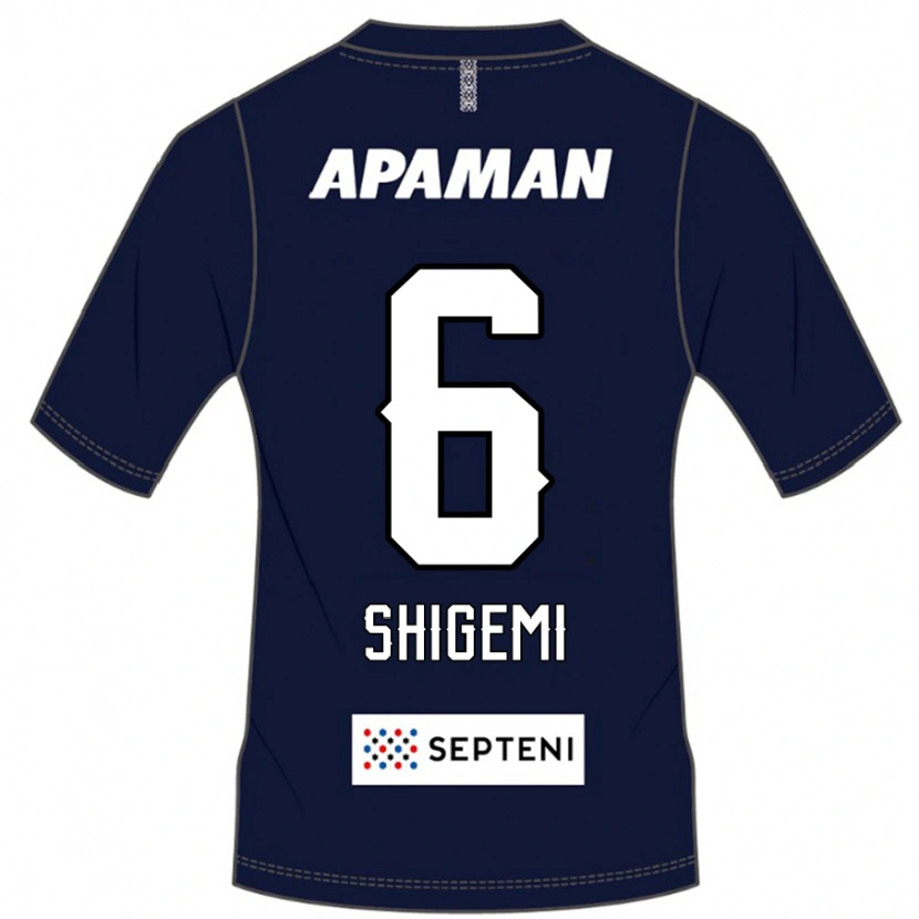 Danxen Dames Masato Shigemi #6 Koningsblauw Wit Thuisshirt Thuistenue 2025/26 T-Shirt