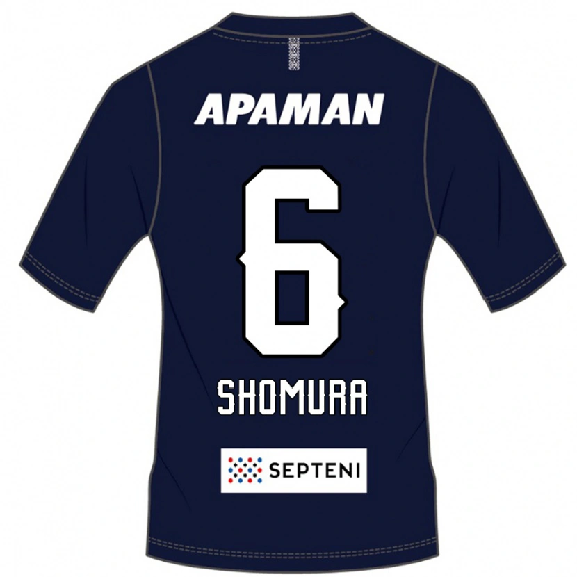 Danxen Dames Tomoki Shomura #6 Koningsblauw Wit Thuisshirt Thuistenue 2025/26 T-Shirt