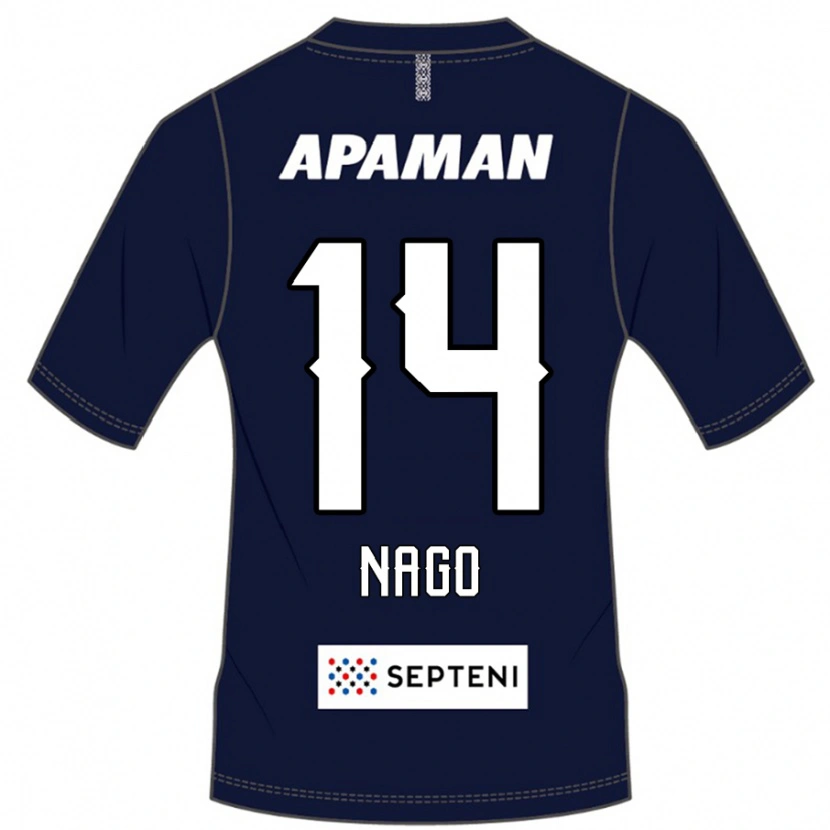 Danxen Dames Shintaro Nago #14 Koningsblauw Wit Thuisshirt Thuistenue 2025/26 T-Shirt