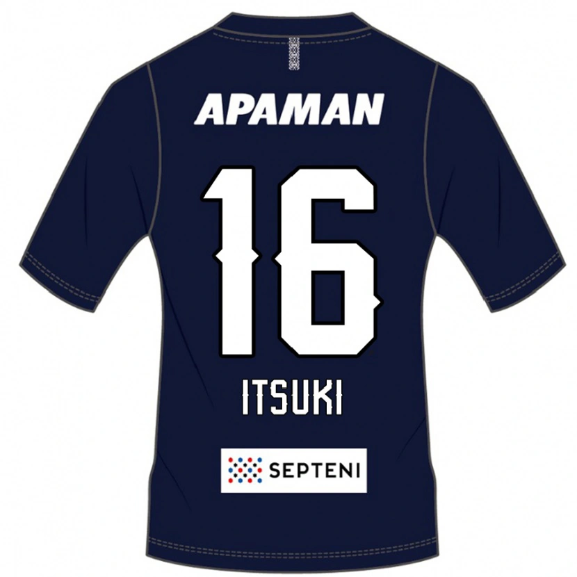 Danxen Dames Itsuki Oda #16 Koningsblauw Wit Thuisshirt Thuistenue 2025/26 T-Shirt