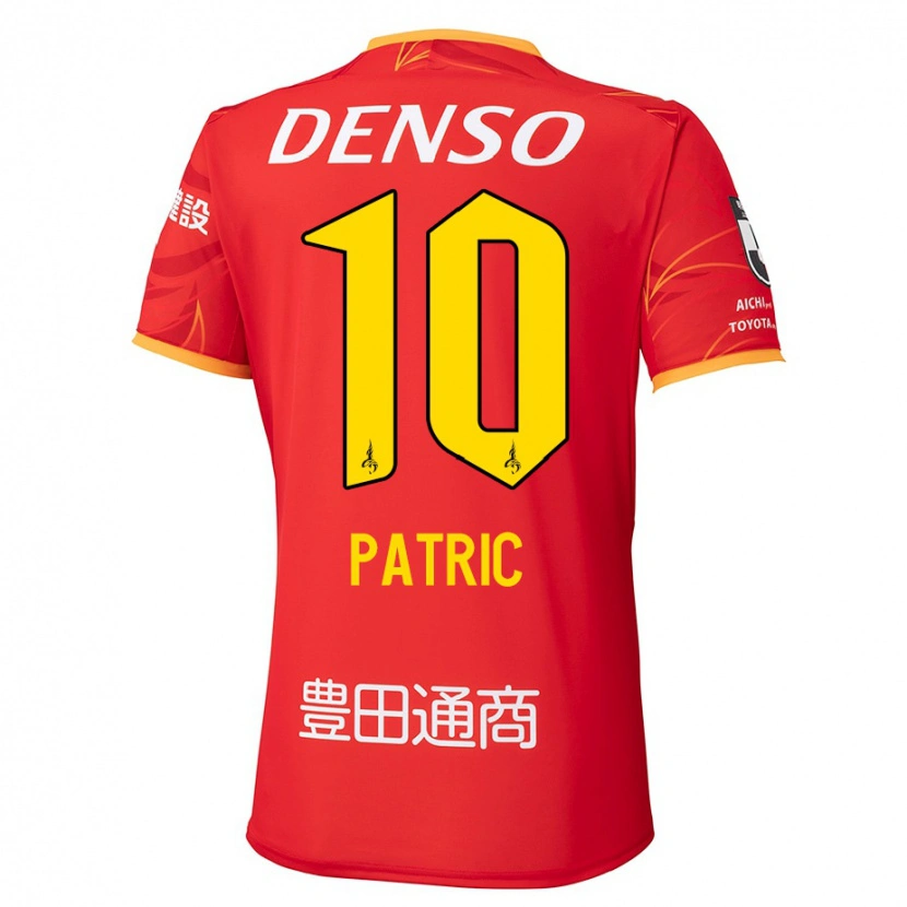Danxen Dames Patric #10 Rood Geel Thuisshirt Thuistenue 2025/26 T-Shirt