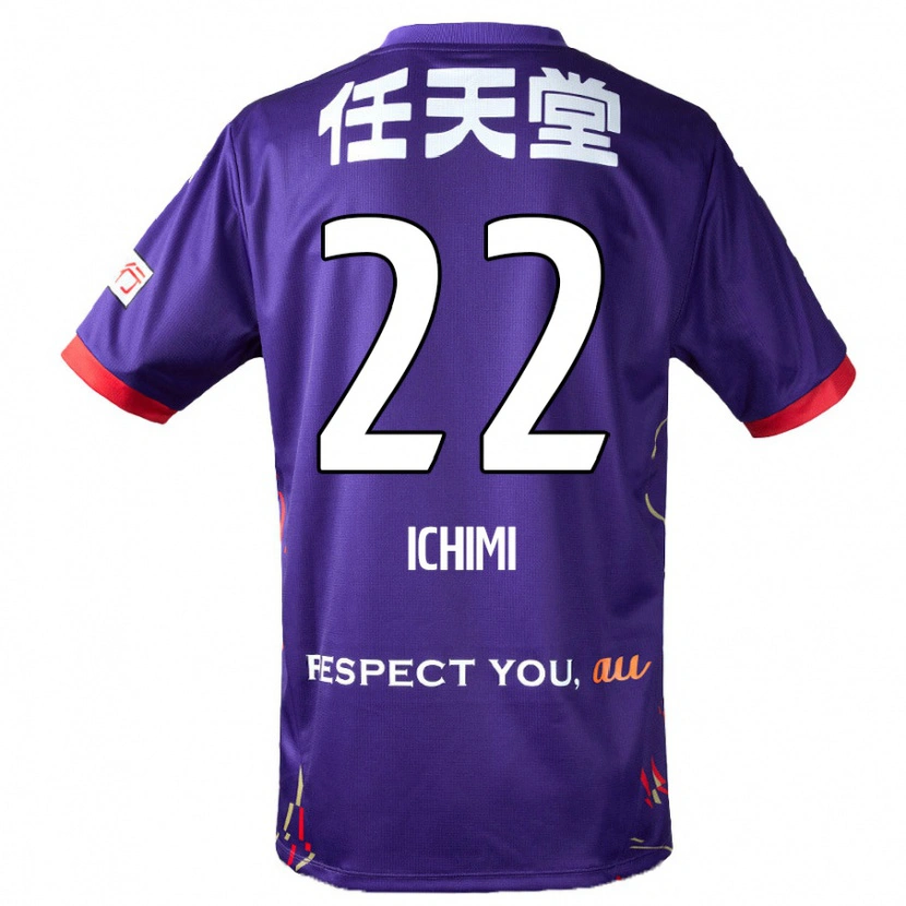 Danxen Dames Kazunari Ichimi #22 Paars Wit Zwart Thuisshirt Thuistenue 2025/26 T-Shirt