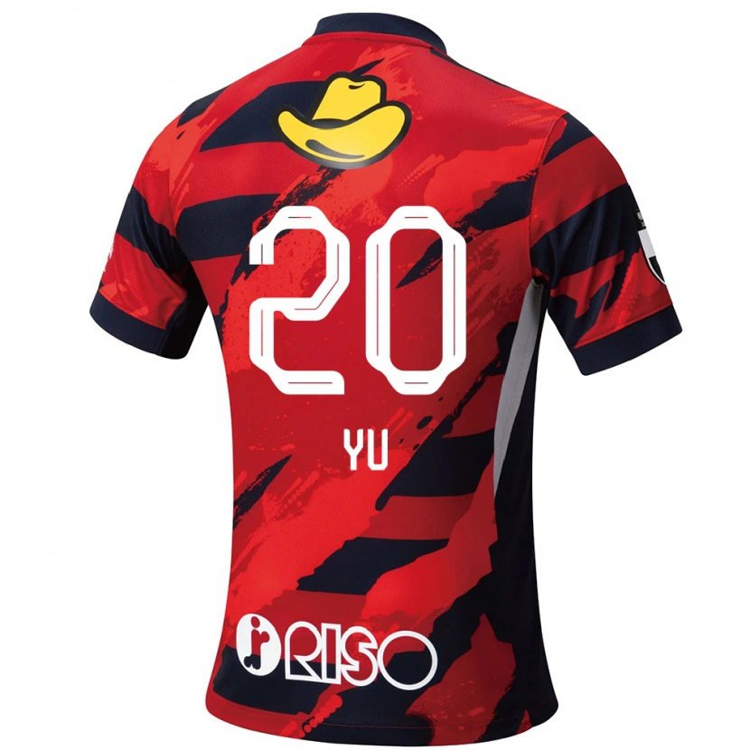 Danxen Dames Yu Funabashi #20 Rood Zwart Thuisshirt Thuistenue 2025/26 T-Shirt