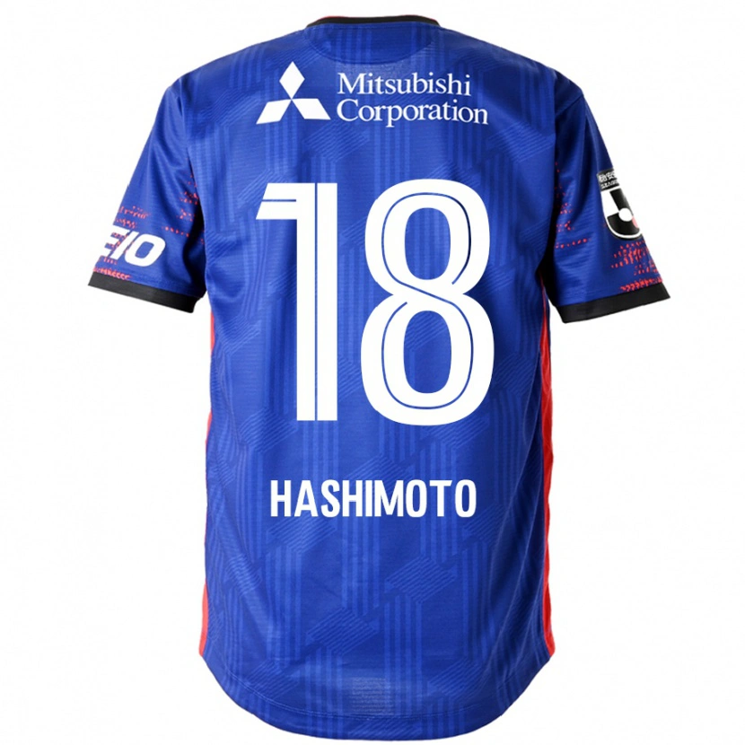 Danxen Dames Kento Hashimoto #18 Koningsblauw Wit Thuisshirt Thuistenue 2025/26 T-Shirt