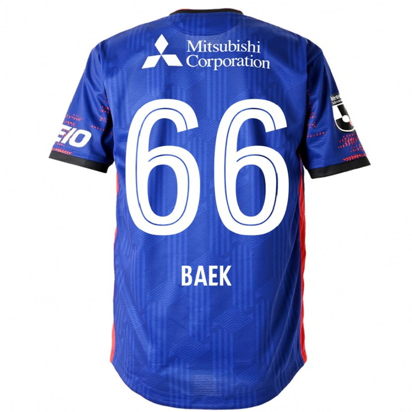 Danxen Dames In-Hwan Baek #66 Koningsblauw Wit Thuisshirt Thuistenue 2025/26 T-Shirt