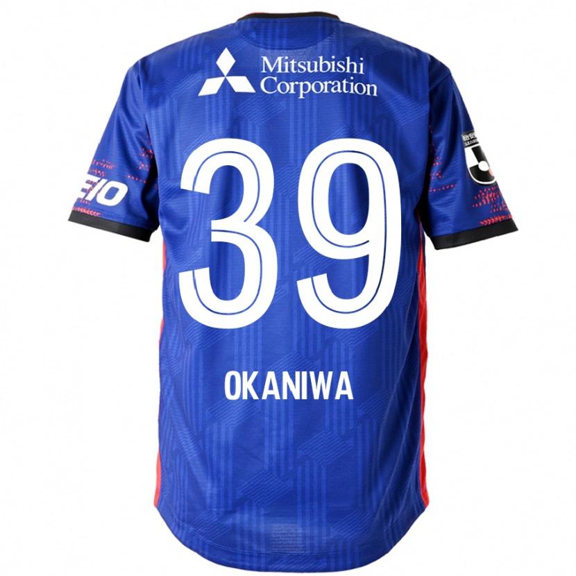 Danxen Dames Shuto Okaniwa #39 Koningsblauw Wit Thuisshirt Thuistenue 2025/26 T-Shirt