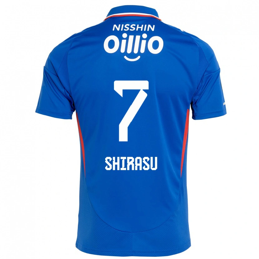Danxen Dames Kento Shirasu #7 Koningsblauw Wit Thuisshirt Thuistenue 2025/26 T-Shirt