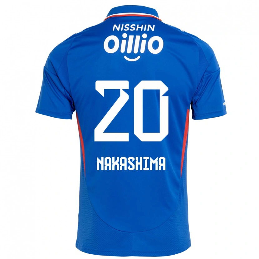 Danxen Dames Rikuto Nakashima #20 Koningsblauw Wit Thuisshirt Thuistenue 2025/26 T-Shirt