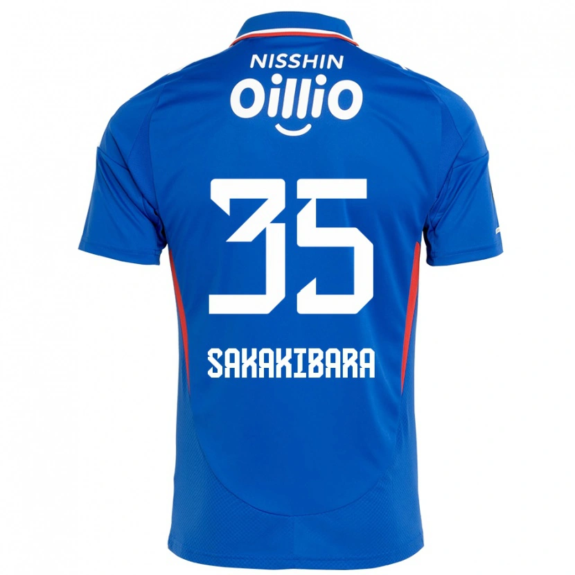 Danxen Dames Keigo Sakakibara #35 Koningsblauw Wit Thuisshirt Thuistenue 2025/26 T-Shirt