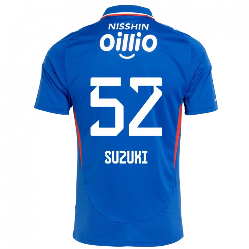 Danxen Dames Kai Suzuki #52 Koningsblauw Wit Thuisshirt Thuistenue 2025/26 T-Shirt