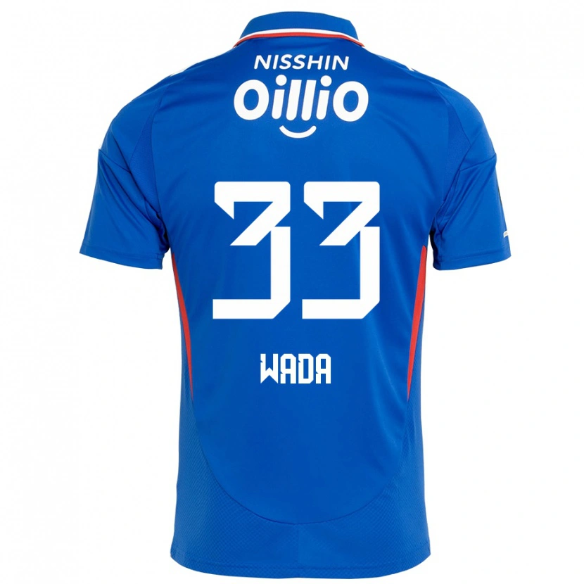 Danxen Dames Takuya Wada #33 Koningsblauw Wit Thuisshirt Thuistenue 2025/26 T-Shirt
