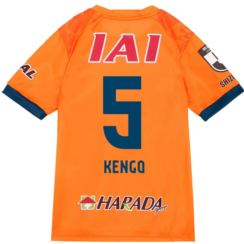 Danxen Dames Kengo Kitazume #5 Oranje Rood Thuisshirt Thuistenue 2025/26 T-Shirt