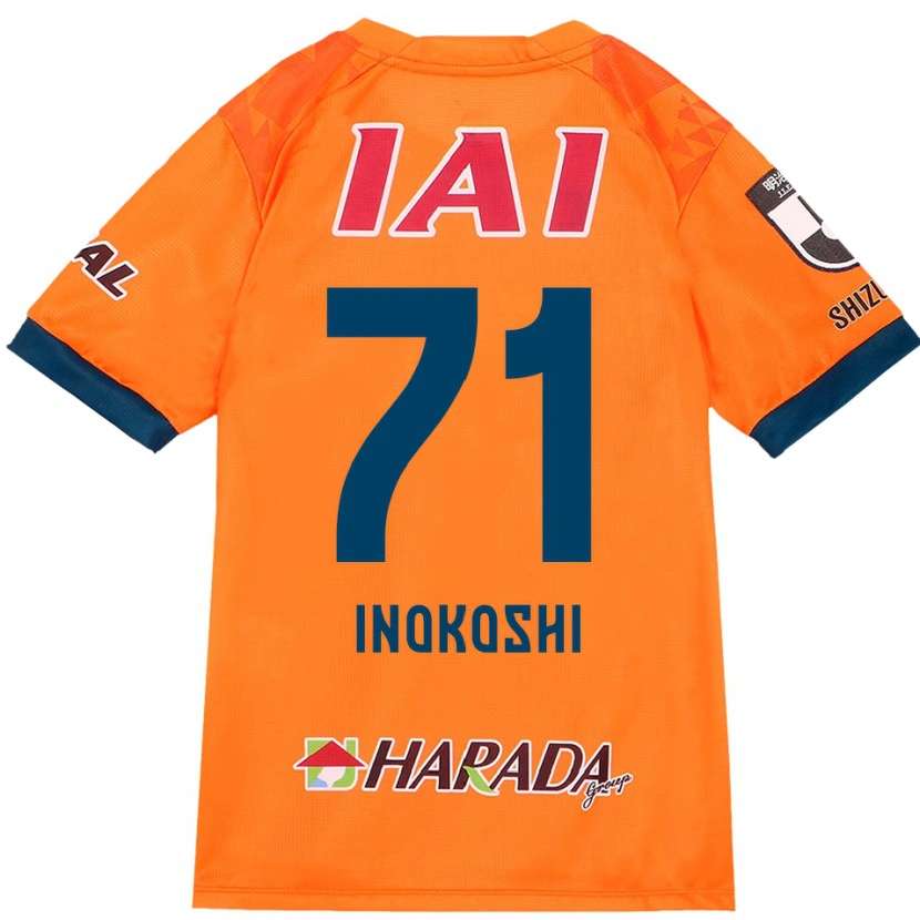 Danxen Dames Yui Inokoshi #71 Oranje Rood Thuisshirt Thuistenue 2025/26 T-Shirt