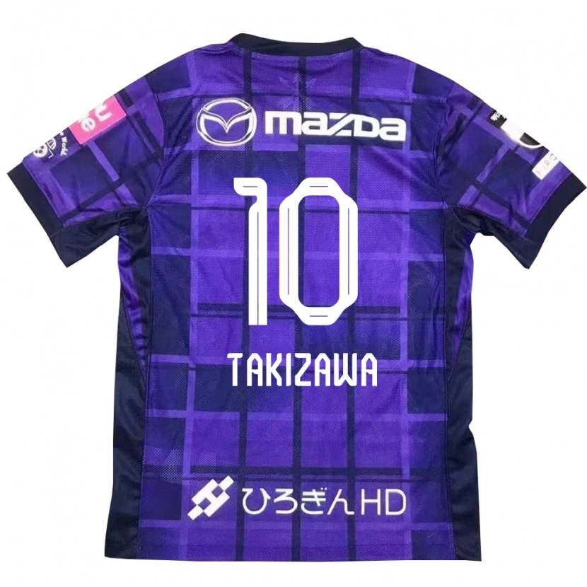 Danxen Dames Chise Takizawa #10 Paars Oranje Thuisshirt Thuistenue 2025/26 T-Shirt