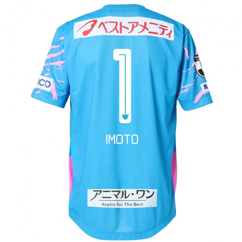 Danxen Dames Kota Imoto #1 Blauw Roze Thuisshirt Thuistenue 2025/26 T-Shirt