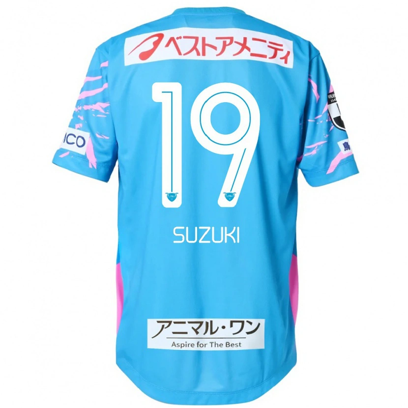 Danxen Dames Daichi Suzuki #19 Blauw Roze Thuisshirt Thuistenue 2025/26 T-Shirt