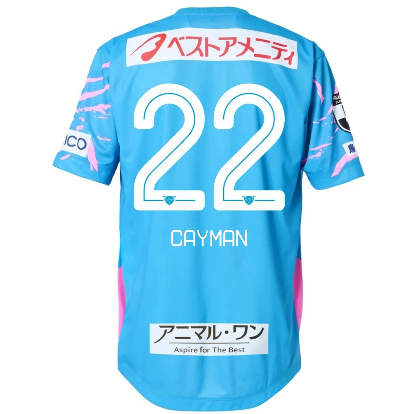 Danxen Dames Cayman Togashi #22 Blauw Roze Thuisshirt Thuistenue 2025/26 T-Shirt