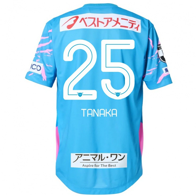 Danxen Dames Yuto Tanaka #25 Blauw Roze Thuisshirt Thuistenue 2025/26 T-Shirt