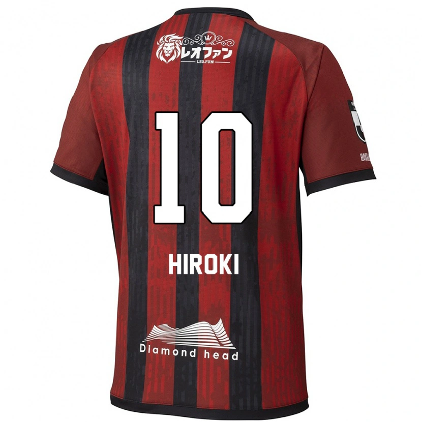 Danxen Dames Hiroki Miyazawa #10 Rood Zwart Thuisshirt Thuistenue 2025/26 T-Shirt