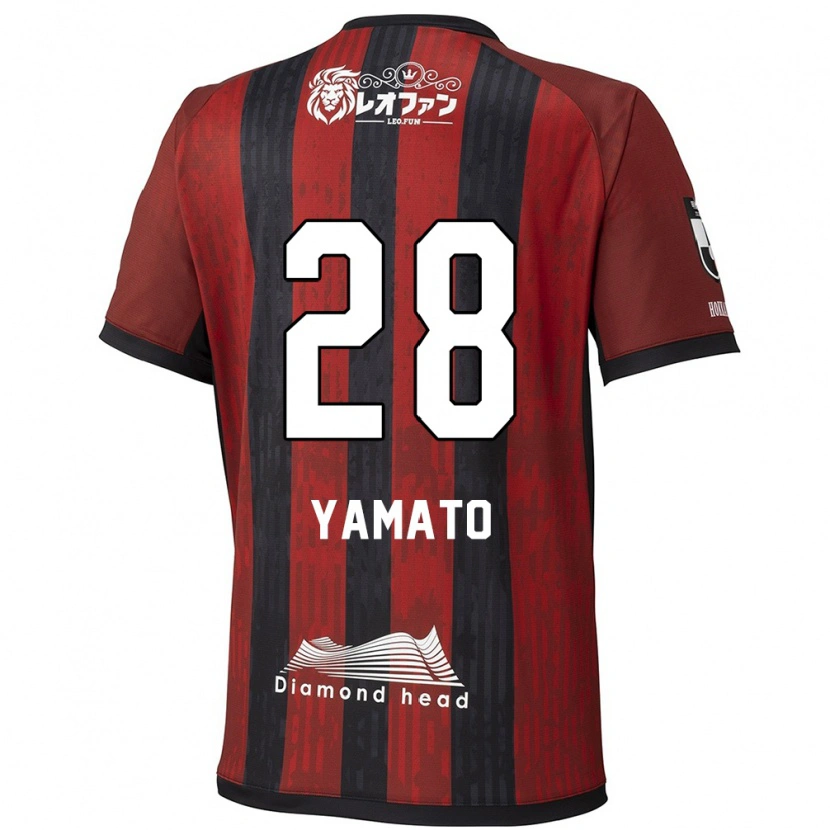 Danxen Dames Yamato Okada #28 Rood Zwart Thuisshirt Thuistenue 2025/26 T-Shirt