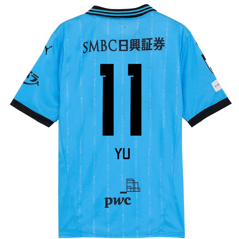 Danxen Dames Yu Kobayashi #11 Hemelsblauw Zwart Thuisshirt Thuistenue 2025/26 T-Shirt