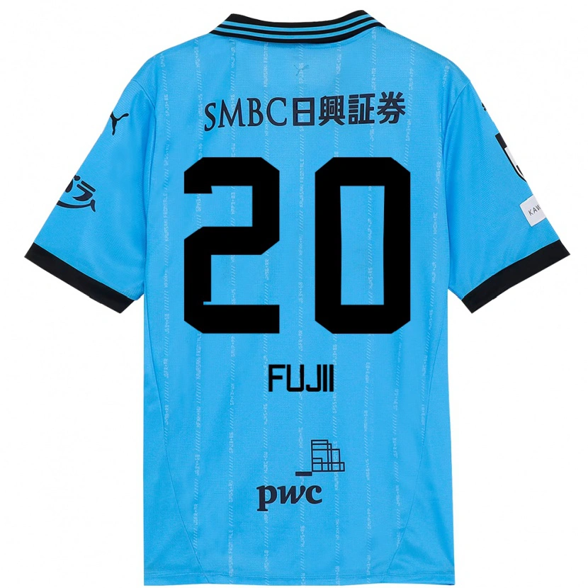 Danxen Dames Rensuke Fujii #20 Hemelsblauw Zwart Thuisshirt Thuistenue 2025/26 T-Shirt