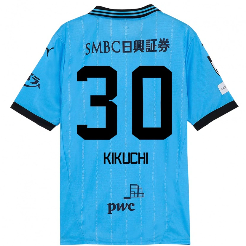 Danxen Dames Kyo Kikuchi #30 Hemelsblauw Zwart Thuisshirt Thuistenue 2025/26 T-Shirt