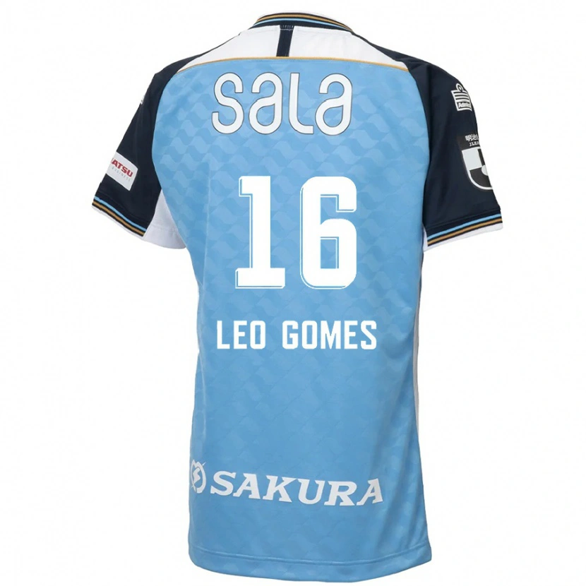 Danxen Dames Léo Gomes #16 Hemelsblauw Zwart Thuisshirt Thuistenue 2025/26 T-Shirt