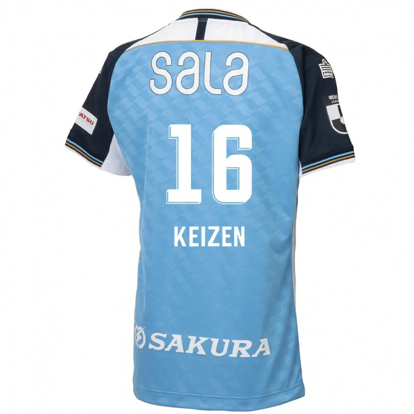 Danxen Dames Keizen Iida #16 Hemelsblauw Zwart Thuisshirt Thuistenue 2025/26 T-Shirt
