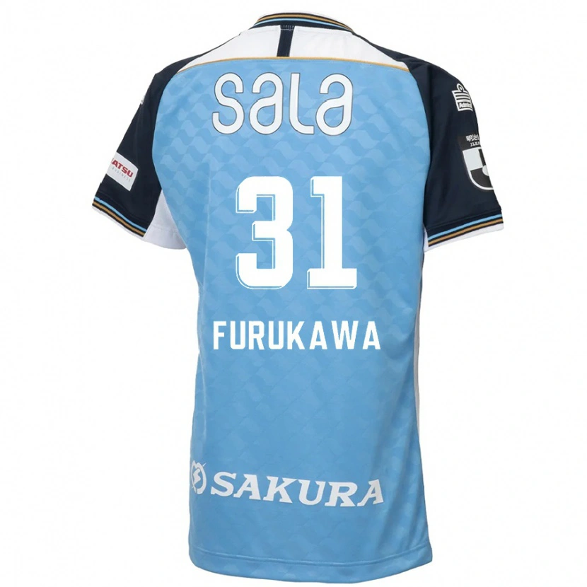 Danxen Dames Yosuke Furukawa #31 Hemelsblauw Zwart Thuisshirt Thuistenue 2025/26 T-Shirt