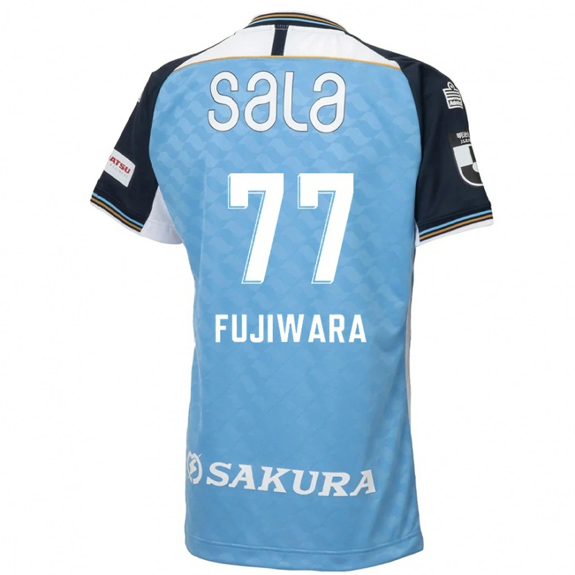 Danxen Dames Kensuke Fujiwara #77 Hemelsblauw Zwart Thuisshirt Thuistenue 2025/26 T-Shirt
