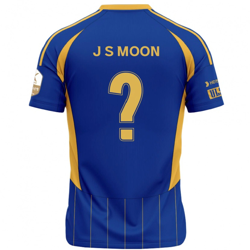 Danxen Dames Seok-Ju Moon #0 Koningsblauw Geel Thuisshirt Thuistenue 2025/26 T-Shirt